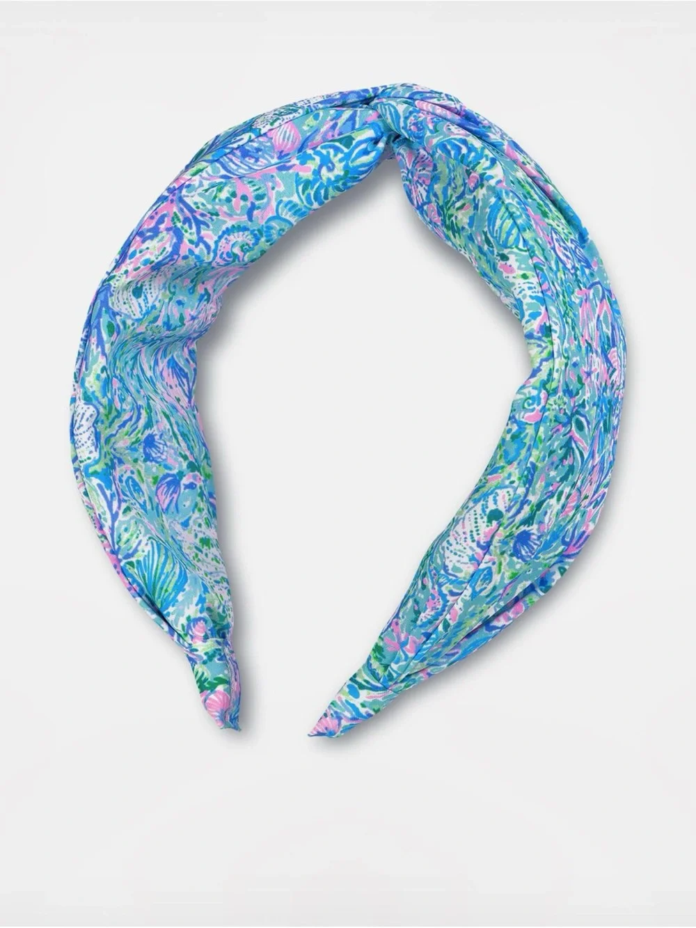 Lilly Pulitzer Pink & Turquoise Soleil It On Me Twist Headband